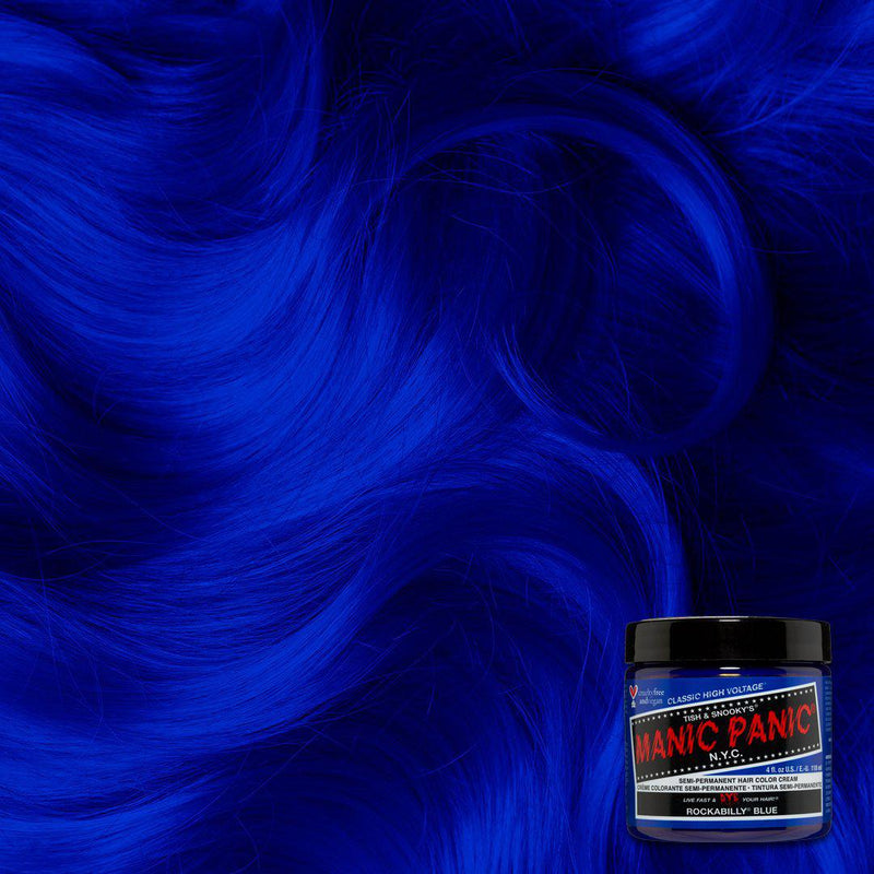 Manic Panic Rockabilly Blue Manic Panic Semi-Permanente Haarfarbe Creme 118ml