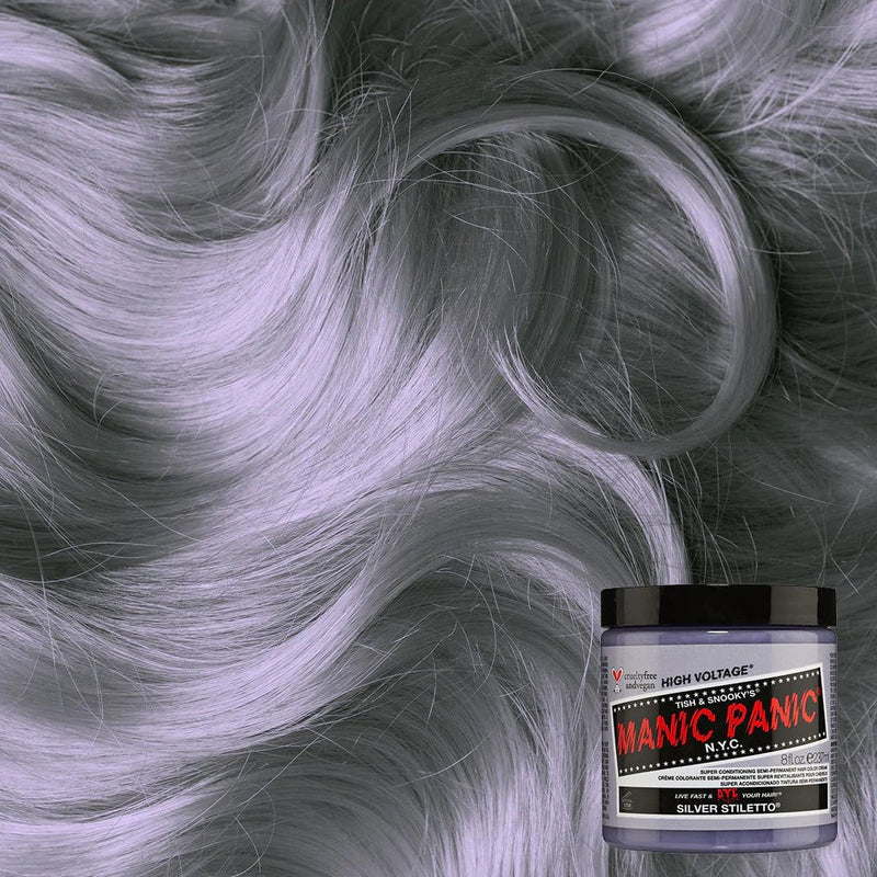 Manic Panic Silver Stiletto Manic Panic Semi-Permanente Haarfarbe Creme 118ml