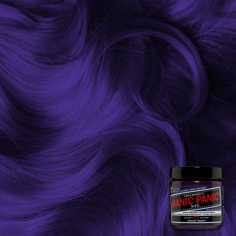 Manic Panic Violet Night Manic Panic Semi-Permanente Haarfarbe Creme 118ml