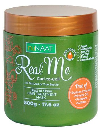 nuNAAT Nunaat Real Me Curl-To-Coil Hair Treatment Mask 500G