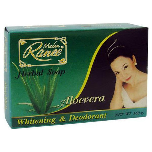 Ranee Health & Beauty Ranee Herbal Soap Aloe Vera 160 Gr Green