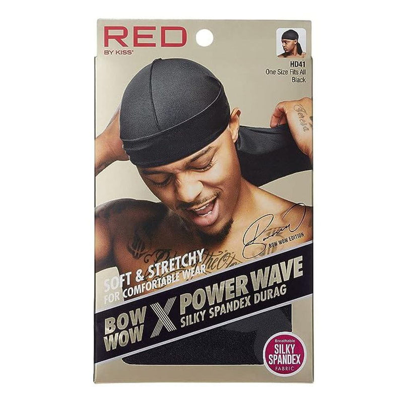 Red by Kiss Red By Kiss Bow Wow X Power Wave Silky Spandex Durag - Black
