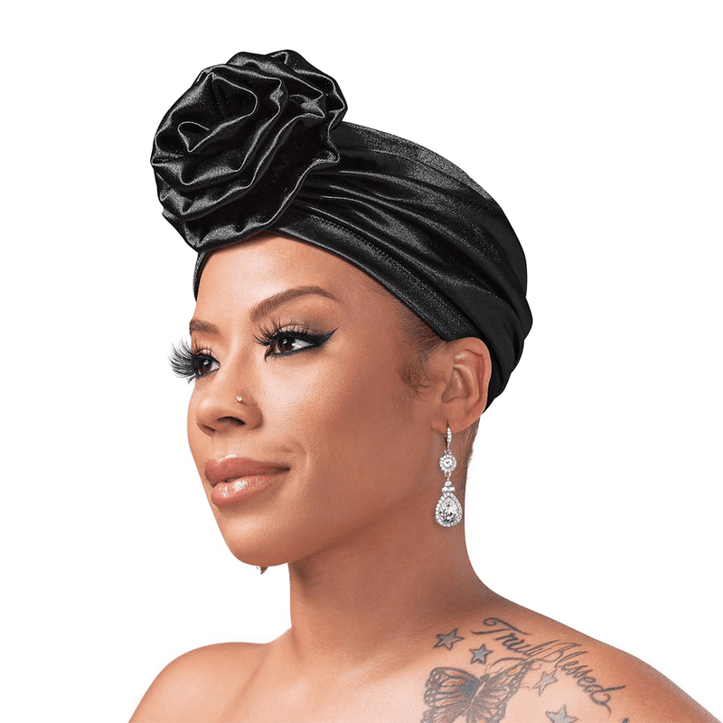 Red by Kiss Red By Kiss Silky Luxe Keyshia Cole X Top Knot Black Turban Red By Kiss Silky Luxe Keyshia Cole X Top Knot Turban - Black/Luxury