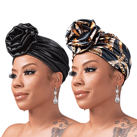 Red by Kiss Red By Kiss Silky Luxe Keyshia Cole X Top Knot Turban - Black/Luxury