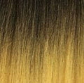 Sensationnel 12" = 30 cm / Schwarz-Gelbblond Mix Ombre #1B/144T Sensationnel Premium Plus Afro Kinky Bulk De vrais cheveux