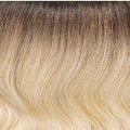 Sensationnel Mittelbraun Hellblond Mix Ombre #T4/613 Sensationnel Custom Lace Perücke Boutique Bündel 6" Teil brasilianische Welle synthetisches Haar
