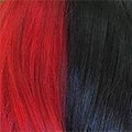 Sensationnel Schwarz-Rot Mix #F1B/RD Sensationnel Soft N 'Silky Afro Twist Braid 18"/45 Cm - Synthetic Hair