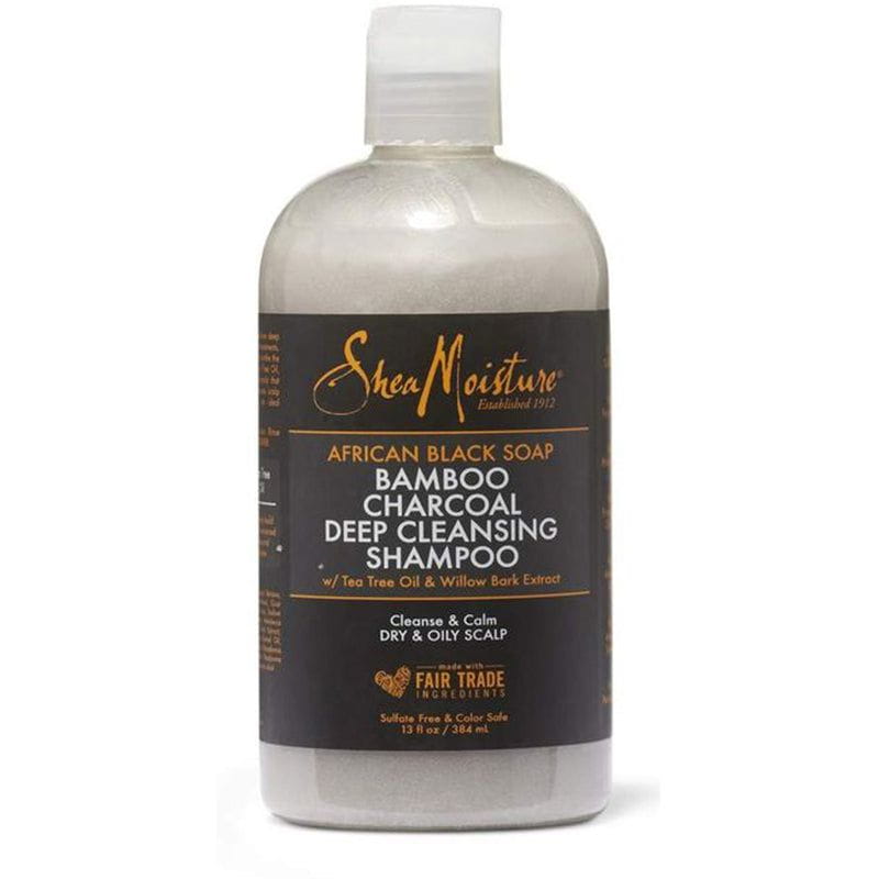 Shea Moisture Shea Moisture African Black Soap Bamboo Charcoal Shampoo 384ml