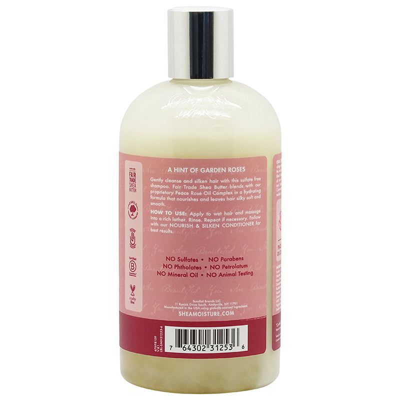 Shea Moisture Shea Moisture Peace Rose Oil Complex Nourish & Silken Shampoo 384ml