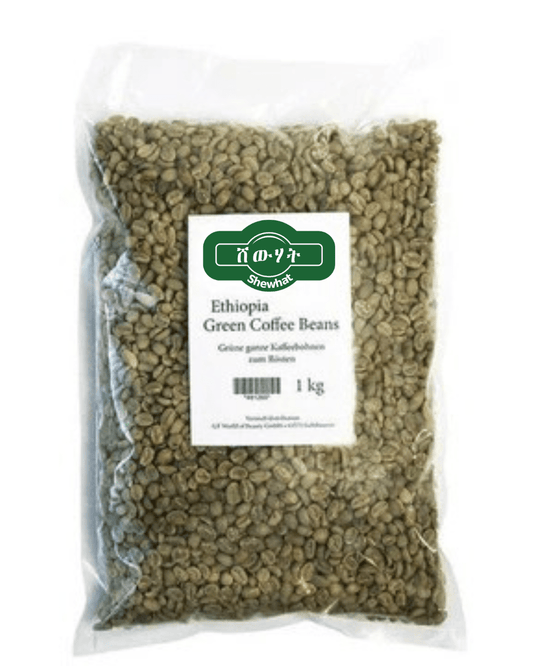Shewhat Health & Beauty Ethiopian green coffee beans 1 kg