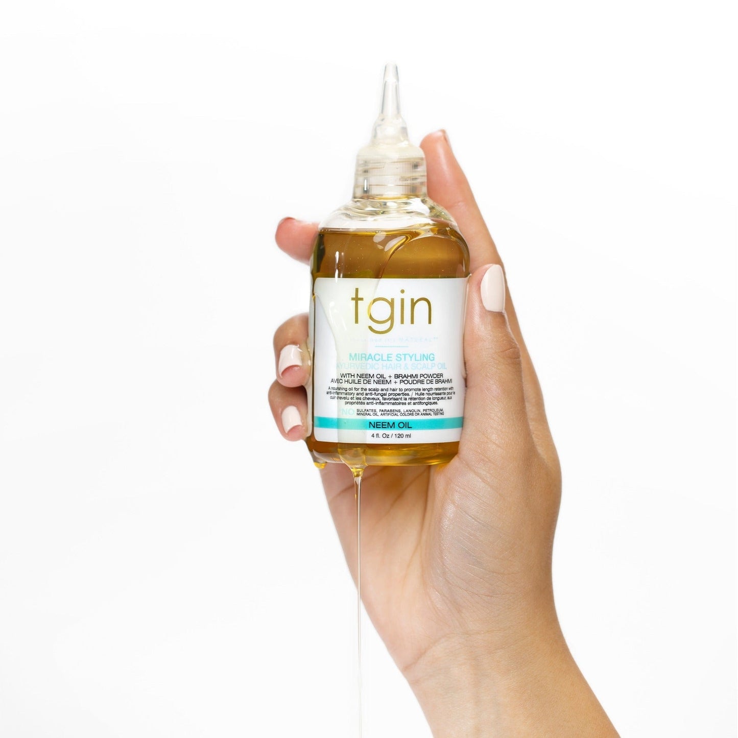 TGIN Health & Beauty Tgin Miracle Styling Ayurvedic Hair & Scalp Oil 4oz