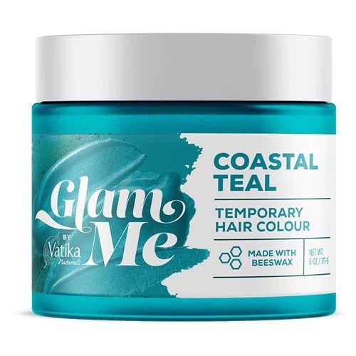 Vatika Coastal Teal Vatika Naturals Glam Me Temporary Hair Colour 6 Oz