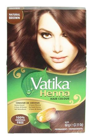 Vatika Vatika Henna  Color Natural Brown Vatika Henna Hair Colour 60g