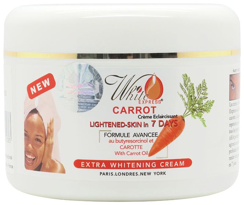 White Express White Express Carrot Lightened Skin in 7 Days Extra Whitening Cream 500ml
