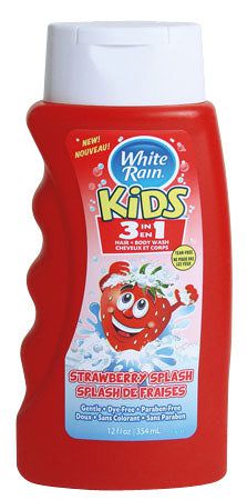 White Rain White Rain Kids 3-in-1 Strawberry 12 oz