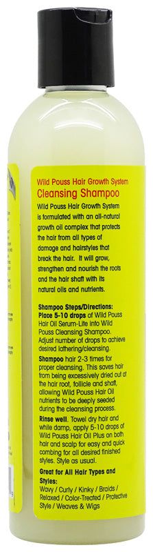 Wild Pouss Wild Pouss Hair Growth System cleansing shampoo 236.5ml