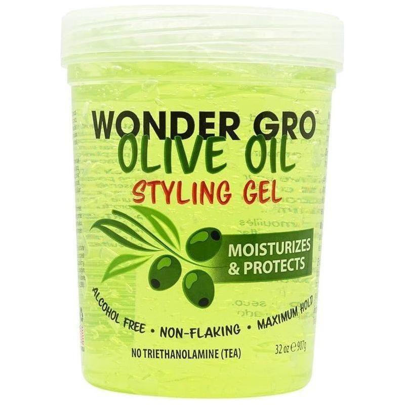 Wonder Gro Health & Beauty #907g Wonder Gro Olive Oil Styling Gel 454/907g