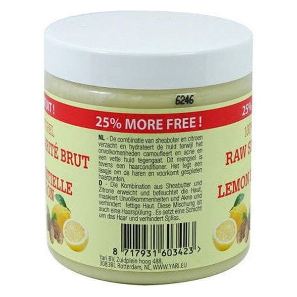Yari Health & Beauty Yari 100% Natural Raw Shea Butter & Lemon Essential Oil 250ml