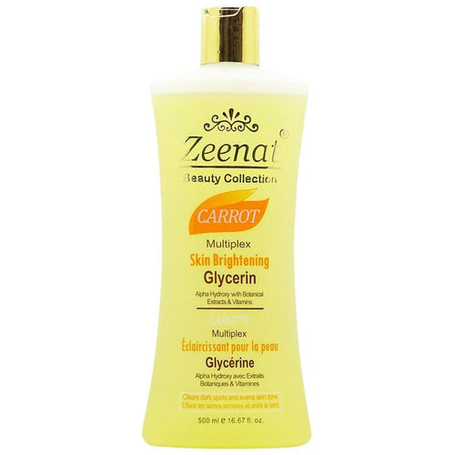 Zeenat Health & Beauty Zeenat Carrot Multiplex Skin Lightening Glycerin 500ml