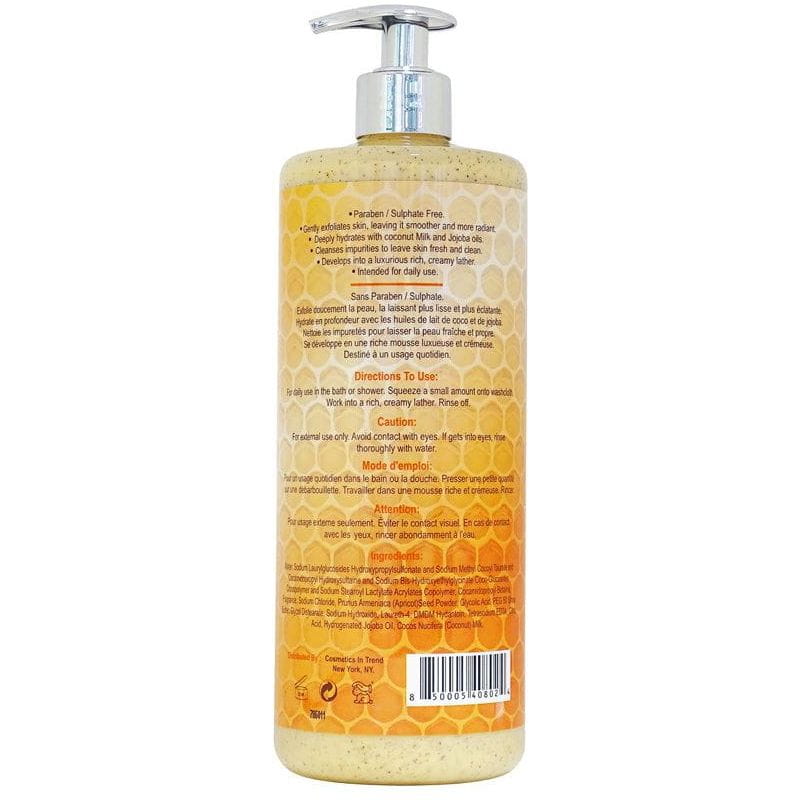 Zeenat Health & Beauty Zeenat Carrot Shower Gel Brightening & Exfoliating 1000ml