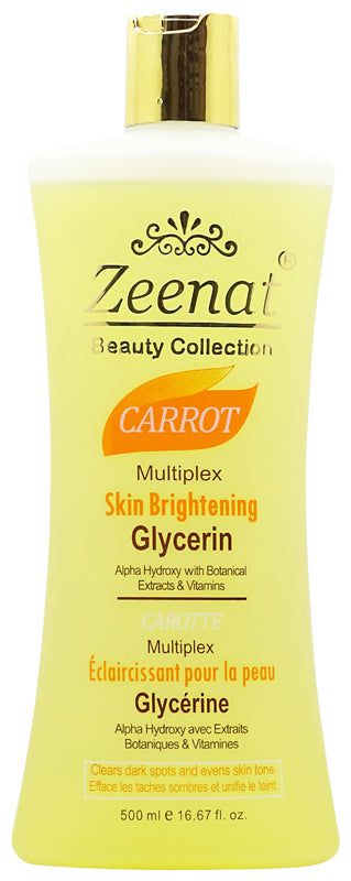 Zeenat Zeenat Carrot Multiplex Skin Lightening Glycerin 500ml