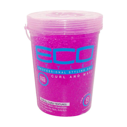 Eco Styler Pink Curl & Wave Firm Hold Styling Gel 32oz/24oz/8oz/16oz/5LB