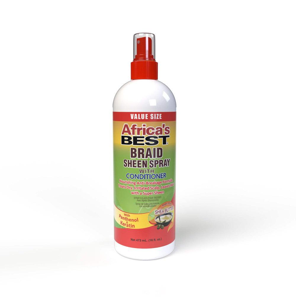 Africa's Best Braid Sheen Spray With Conditioner 473ml | gtworld.be 