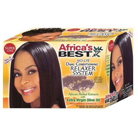 Africa's Best Africa´s Best No-Lye Dual Conditioning Relaxer System Kit Super