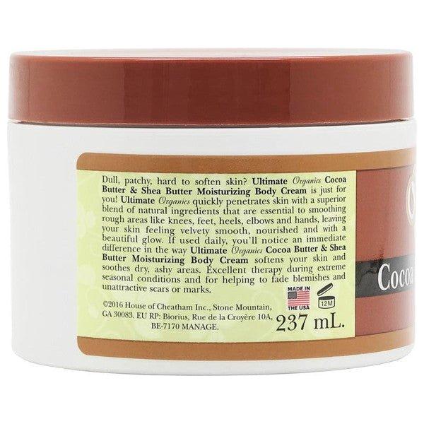 Africa's Best Health & Beauty Africa's Best Organics Cocoa Butter & Shea Butter Body Cream 237ml