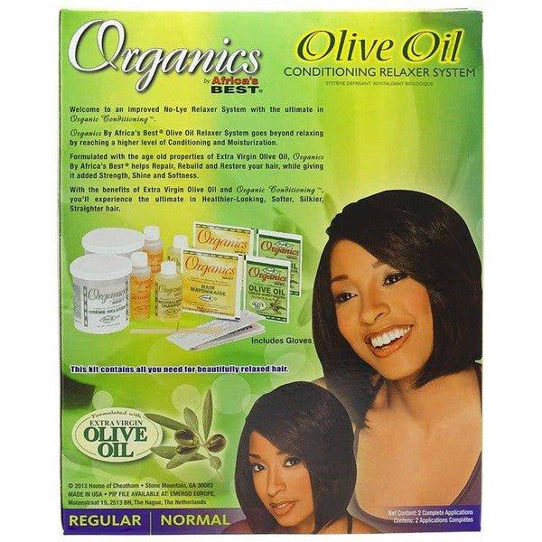 Africa's Best Health & Beauty Africa's Best Organics Olive Oil Conditioning Relaxer System 2 Value Pack Regular