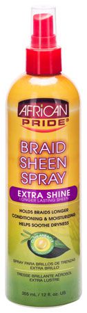 African Pride African Pride Braid Sheen Spray Extra Shine 355ml