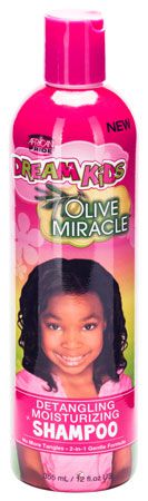 African Pride Dream Kids Olive Miracle Detangling Moisturizing Shampoo 355ml | gtworld.be 