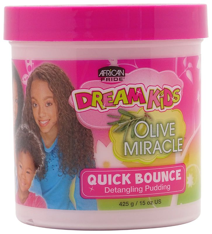 African Pride African Pride Dream Kids Olive Miracle Quick Bounce Detangling Pudding 443ml