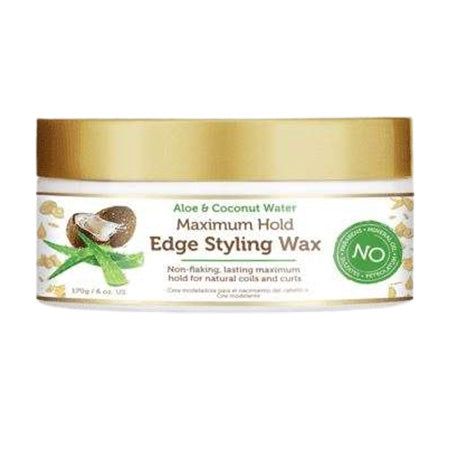African Pride African Pride Moisture Miracle Aloe and Coconut water maximum hold Edge styling Wax 6oz