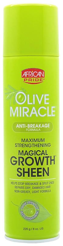 African Pride African Pride Olive Miracle Growth Sheen Spray 236ml