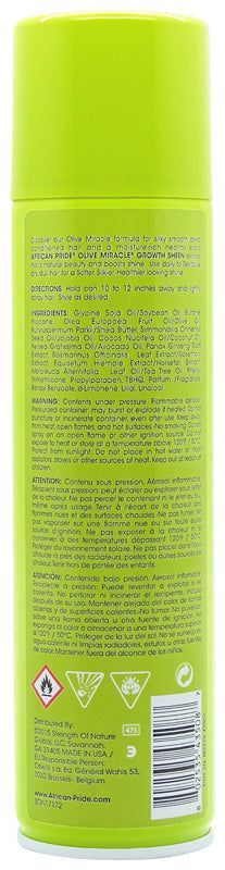 African Pride African Pride Olive Miracle Growth Sheen Spray 236ml
