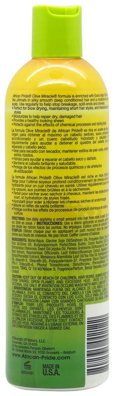 African Pride African Pride Olive Miracle Maximum Strengthening Moisturizing Lotion 12Oz