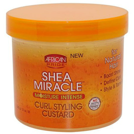 African Pride Shea Miracle Curl Styling Custard 340g | gtworld.be 