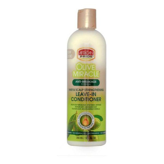 African Pride Olive Miracle Anti Breakage Hair & Scalp Strengthening Leave in Conditioner 12 Oz - Gtworld.de