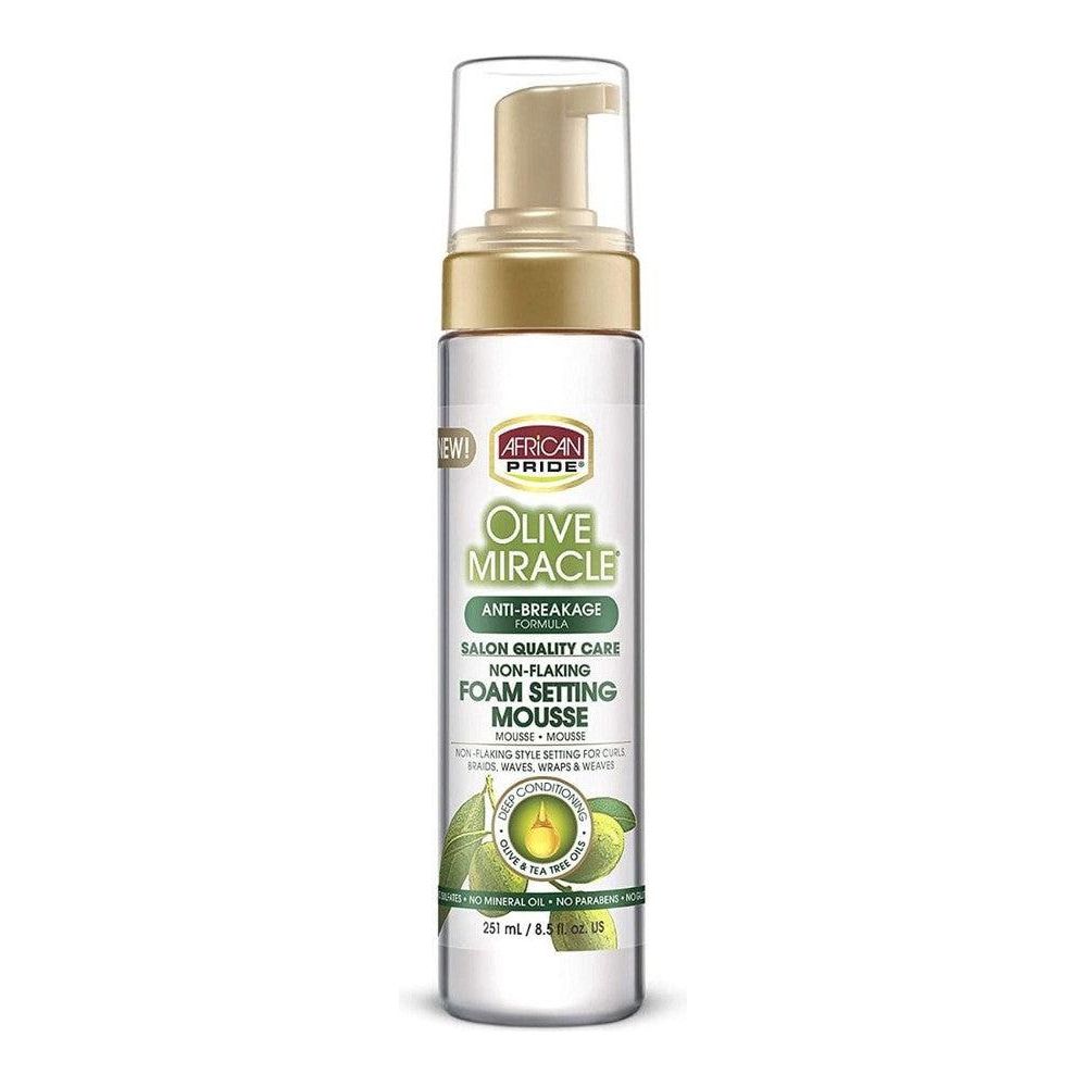 African Pride Olive Miracle Foam Setting Mousse 8.5oz - Gtworld.de