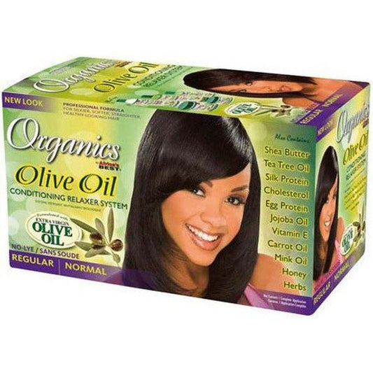 Africa's Best Organic Olive Oil Conditioning Relaxer System Regular - Gtworld.de