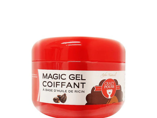 Afro Naturel Crazy Pouss Magic Gel Coiffant À Base D'Huile De Ricin 500 ml | gtworld.be 