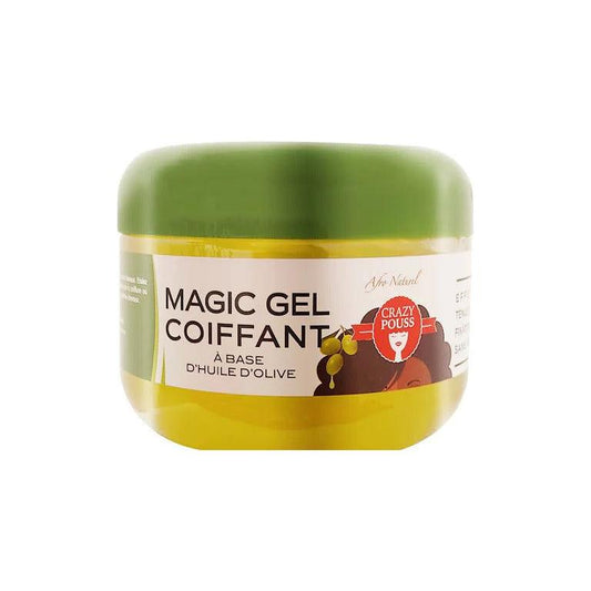 Afro Naturel Crazy Pouss Magic Gel Coiffant À Base D’Huile D’Olive 500 ml - Gtworld.de