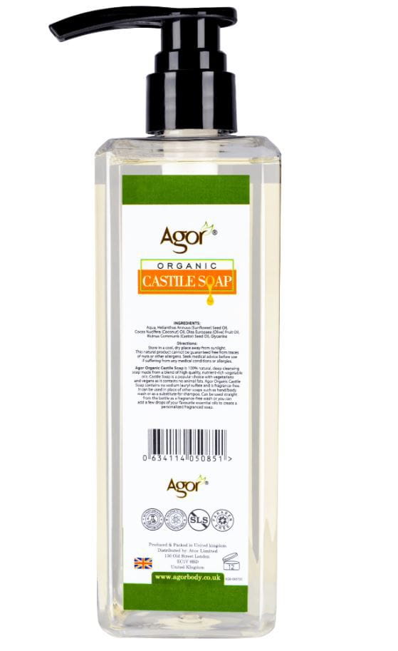 Agor Agor Organic Castile Soap 500ml