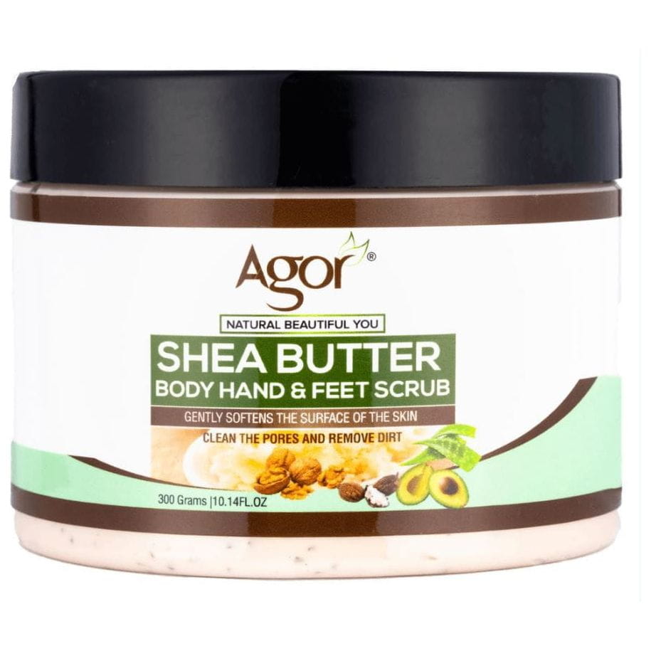 Agor Health & Beauty Agor shea butter body hand and feet scrub 300g