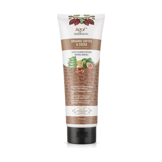 Agor Organic Coffee & Cocoa Body Wash 300ml - Gtworld.de