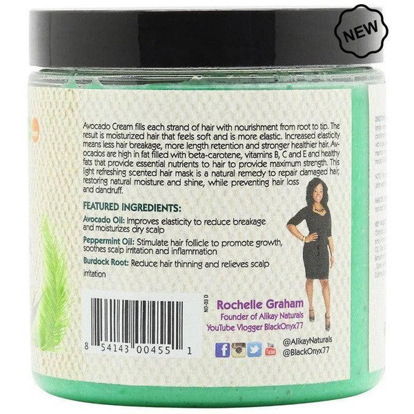 Alikay Naturals Avocado Cream Moisture Repairing Mask 236ml | gtworld.be 