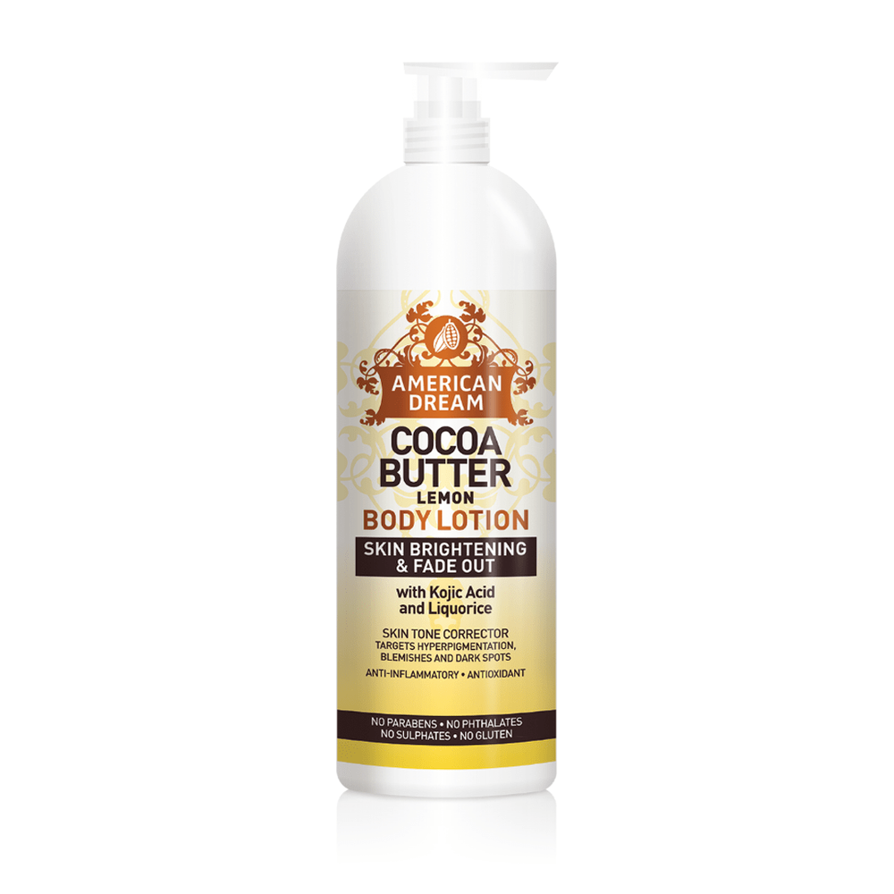 American Dream Cocoa Butter Lemon With Kojic Acid & Liquorice Lotion 16 Oz | gtworld.be 