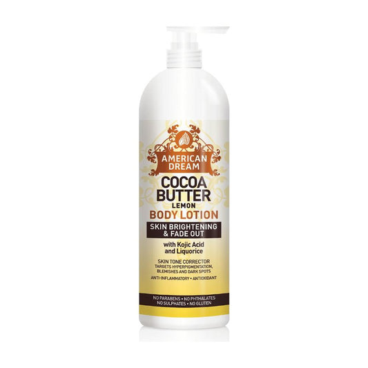 American Dream Cocoa Butter Lemon With Kojic Acid & Liquorice Lotion 16 Oz - Gtworld.de