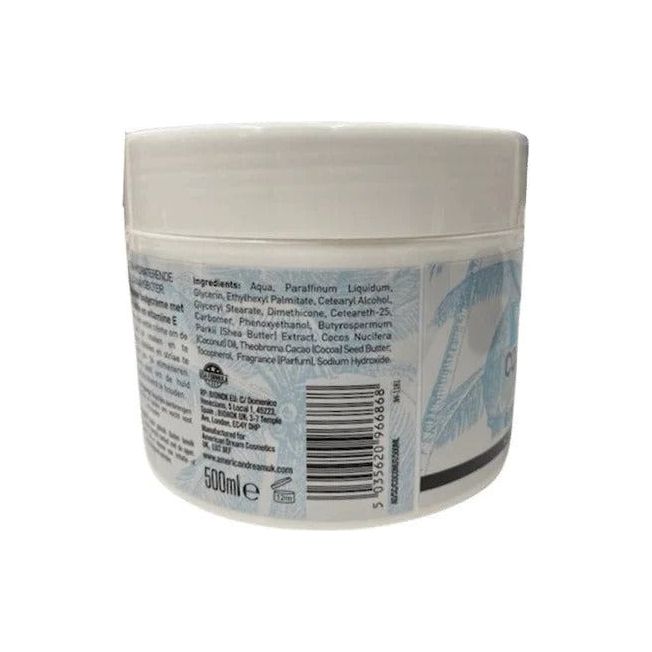 American Dream Coconut Oil Body Cream 500ml - Gtworld.de